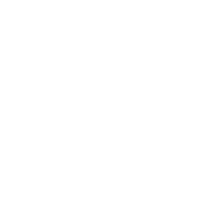 White outline icon of a globe with a leaf in the foreground on a maroon background, representing care for the world and environmental stewardship.