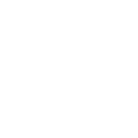 White outline icon of two open hands holding a heart above them, symbolizing care, support, or service.