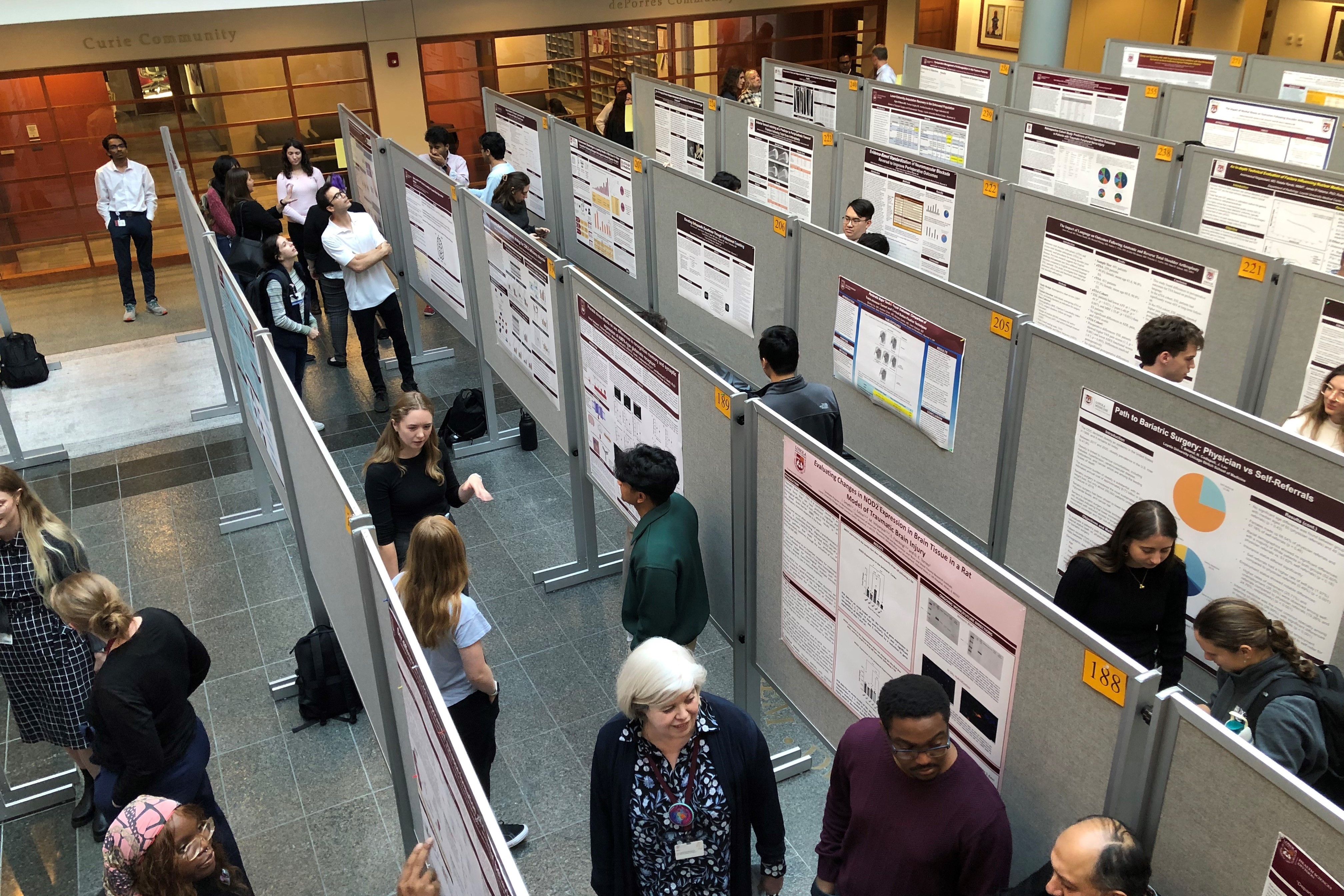 St alberts day poster session 2024 at Loyola Chicago's Medical Campus